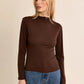 Thin Undershirt by Molly Bracken in Chocolate