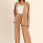 Monalisa Knitted Pants by Gabrielle in Camel