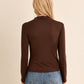 Thin Undershirt by Molly Bracken in Chocolate