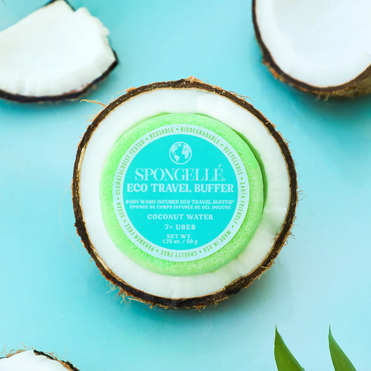 Coconut Water Eco Travel Buffer by Spongelle
