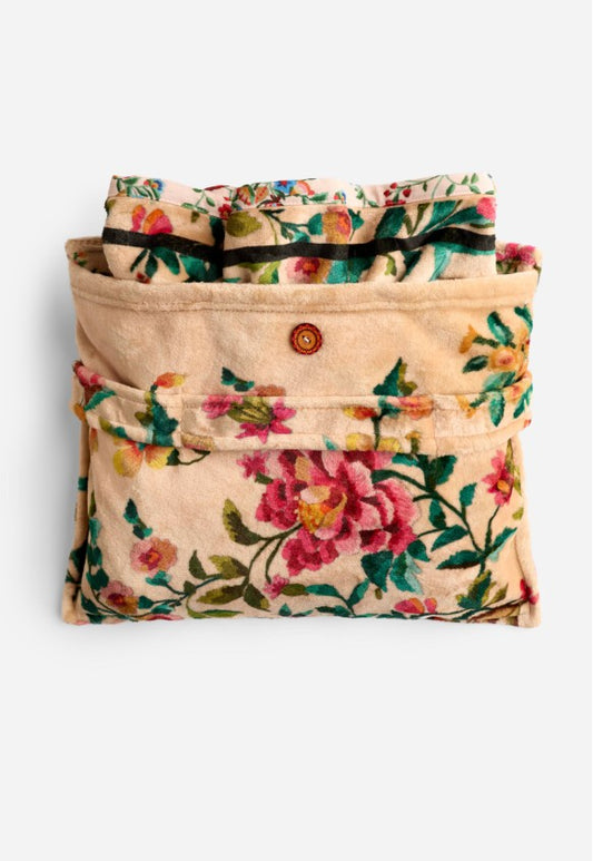 Travel Blanket by Johnny Was in Ecru Miraze