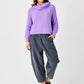 Olla Carrot Shape Baby Cord Pants by Suzy D London in Grey