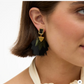 Elise Bezel Drop Earring by Brackish