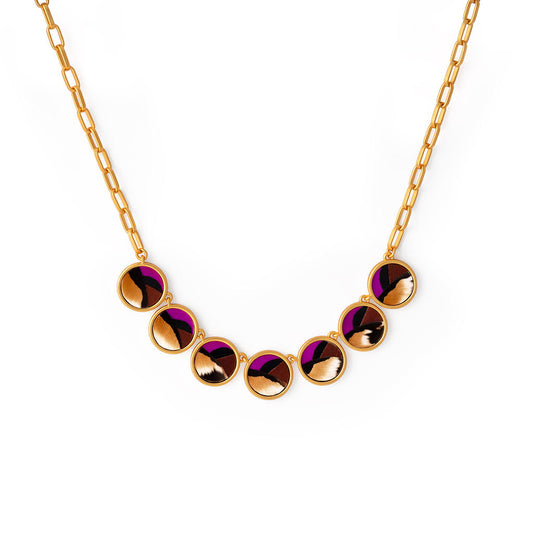 Ella Multi Bezel Necklace by Brackish