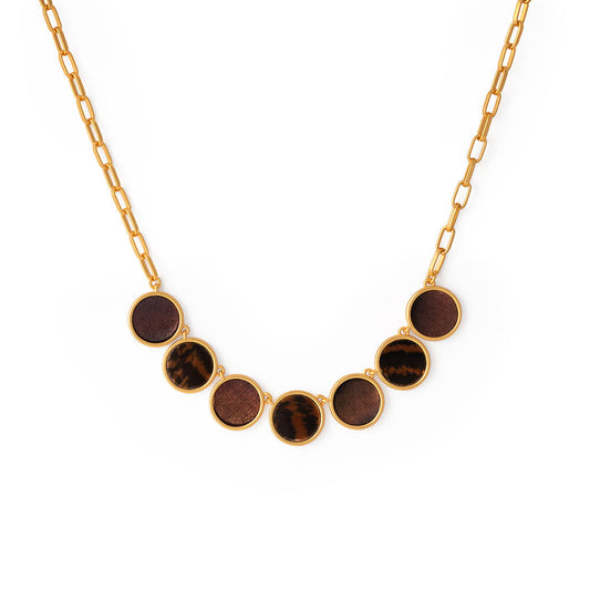 Ellie Multi Bezel Necklace by Brackish