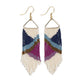 Emilie Angles Beaded Fringe Earrings by Ink+Alloy in Iceland