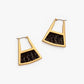 Emma Double Sided Triangle Hoop Earring by Brackish