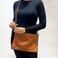 Fabiana Clutch/Crossbody by Verdipelle in Cognac