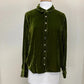 Velvet Blouse by Cut Loose in Frog