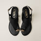 Brise Sandal by GAIMO in Black