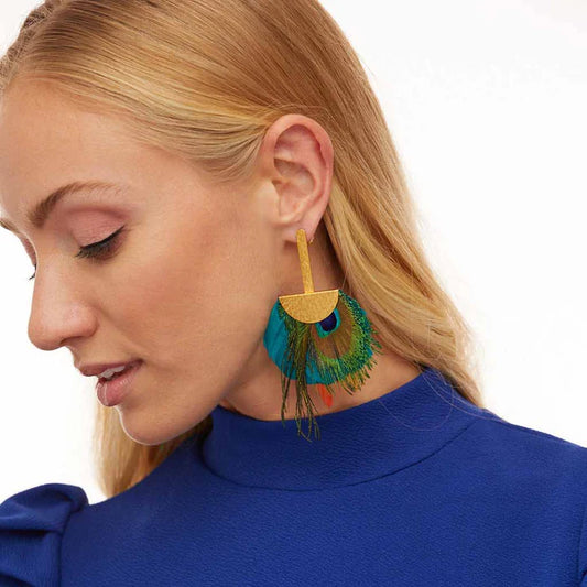 Glacier Grecian Earring by Brackish