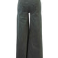 Meg High Rise Fab AB Wide Leg Raw Hem Long Inseam by Kut from the Kloth in Pewter Green