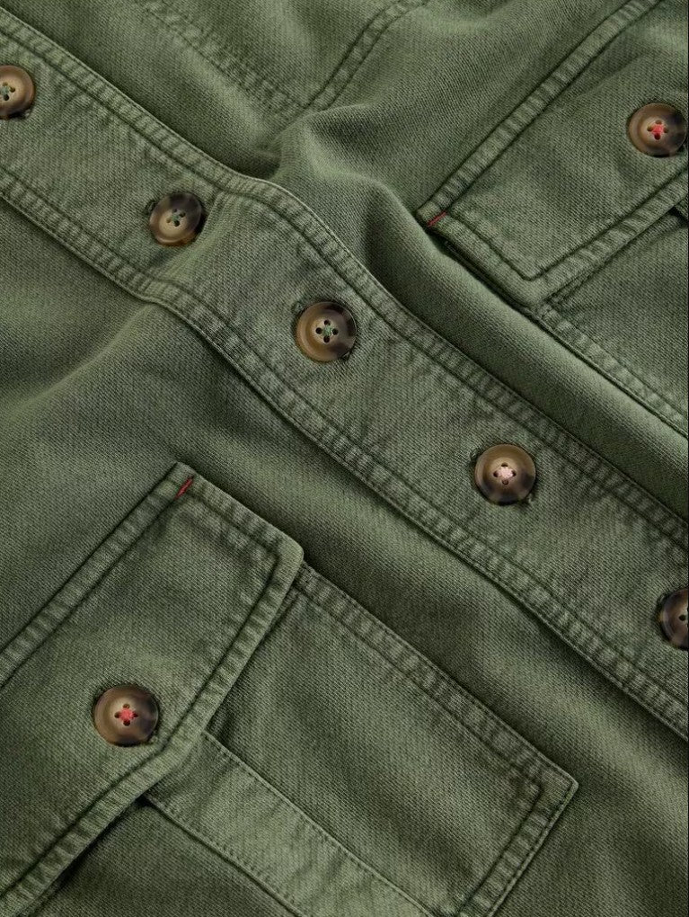 Demi Utility Jersey Jacket by White Stuff in Mid Green