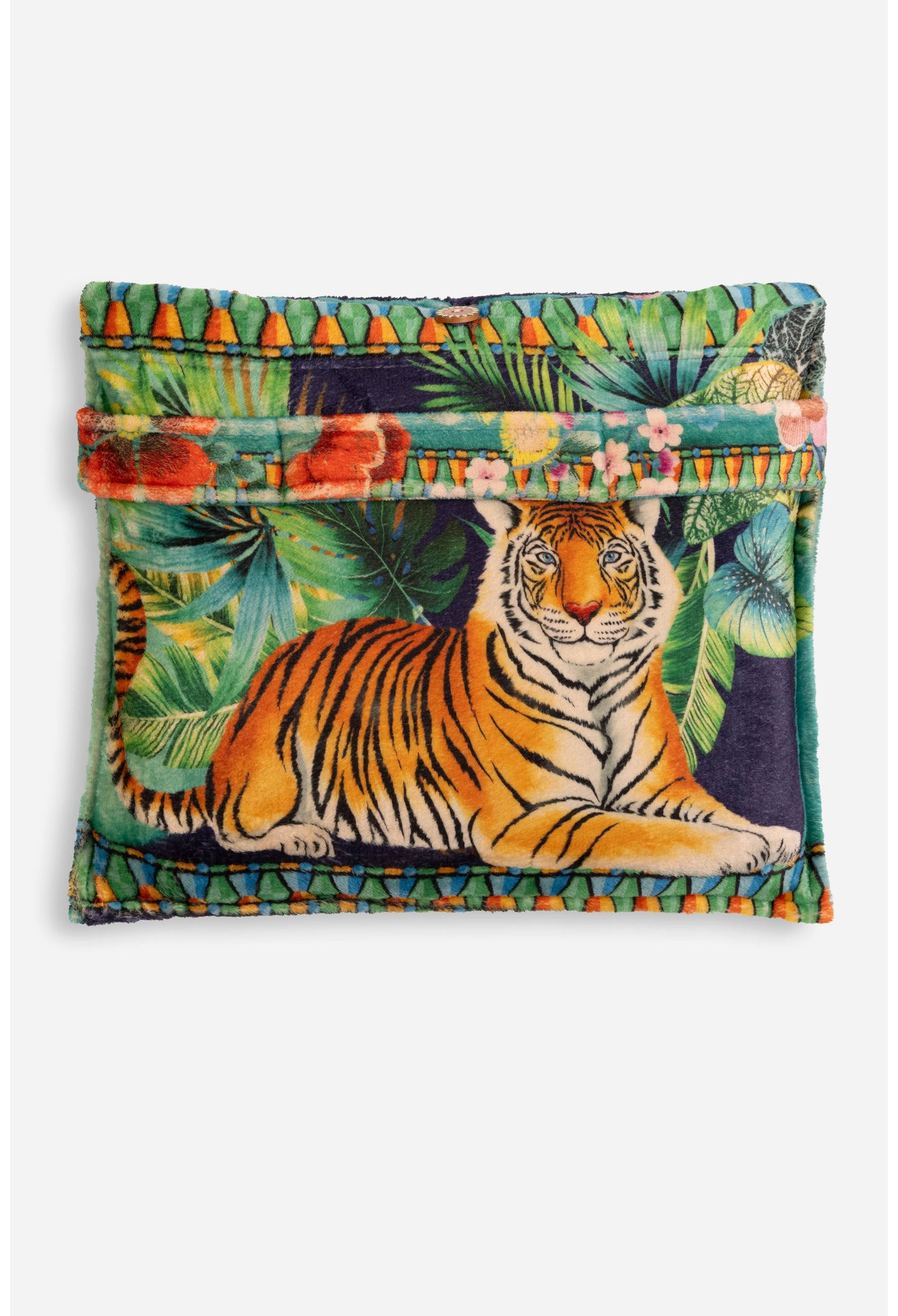 Tigres Travel Blanket by Johnny Was