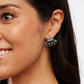 Hiott Fan Stud Earring by Brackish in Silver