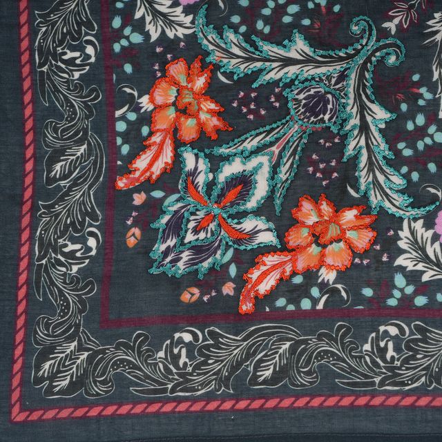Scarf by Vismaya Scarves in Midnight Black