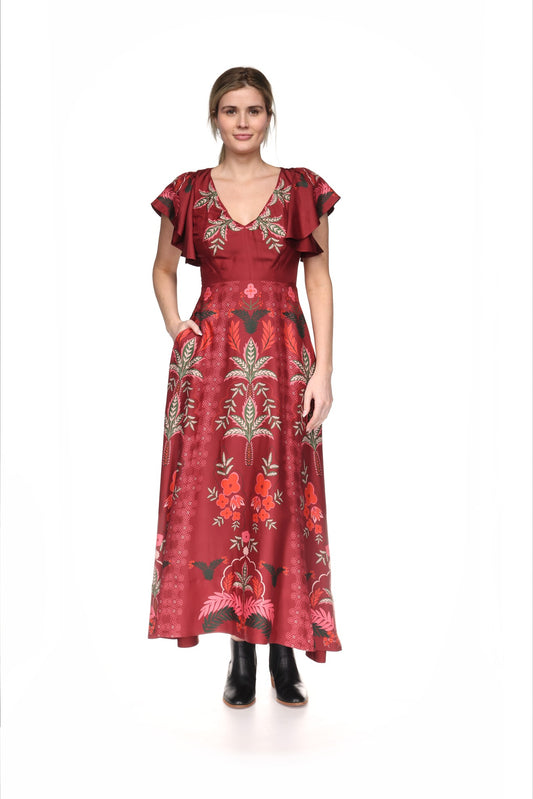 Annamay Midi Dress by Johnny Was in Caleta