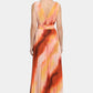 Women's Sleeveless Maxi Dress by Donna Morgan in Soft Creme/Rust