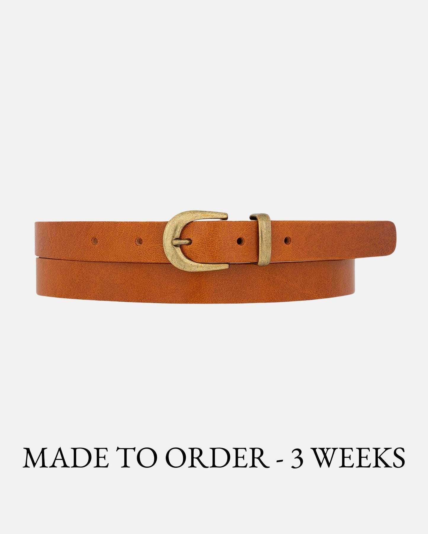 Ank Belt by American Heritage in Camel