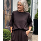 Pannie Oversize T-Shirt by InWear in Chocolate Brown