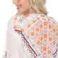 Charlize Embroidered Silk Blouse by Johnny Was in White