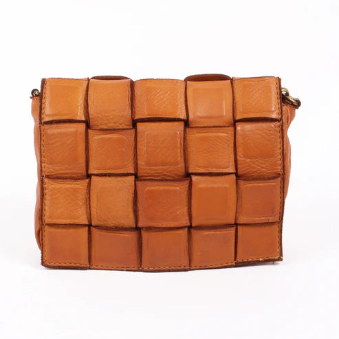 Kara Clutch / Crossbody Bag by Verdipelle in Cognac