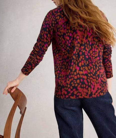 Katie Print Jumper by White Stuff in Navy