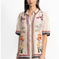 Ophelia Camp Shirt by Johnny Was in Willah