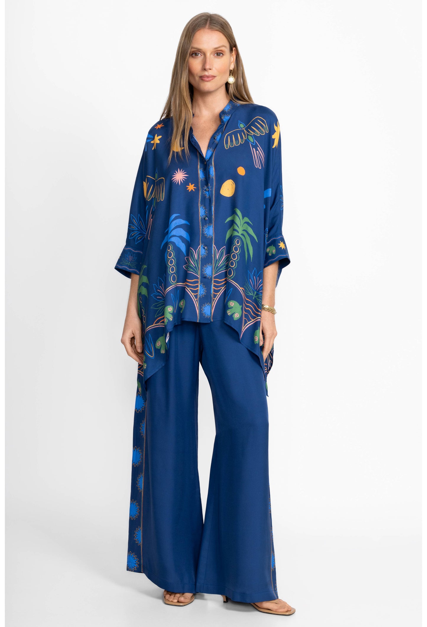 Katia Oversized Blouse by Johnny Was in Del Mar