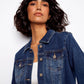 Stretch Denim Jacket by Charlie B in Indigo