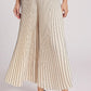 Leah Matte Palazzo Pant by Wild Cosmos in Cream