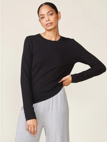 Long Sleeve Legendary Tee by ANTHEM the label in Black