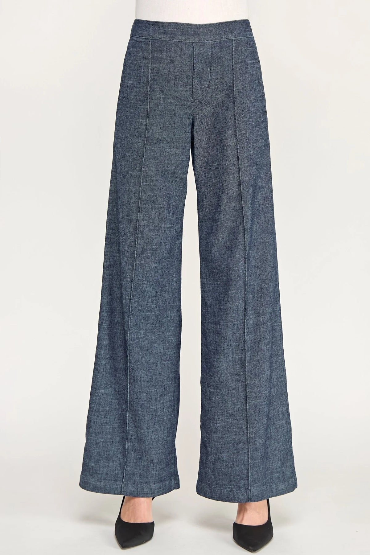Scarlette Pull-On Trouser by Level 99 in Stargazer