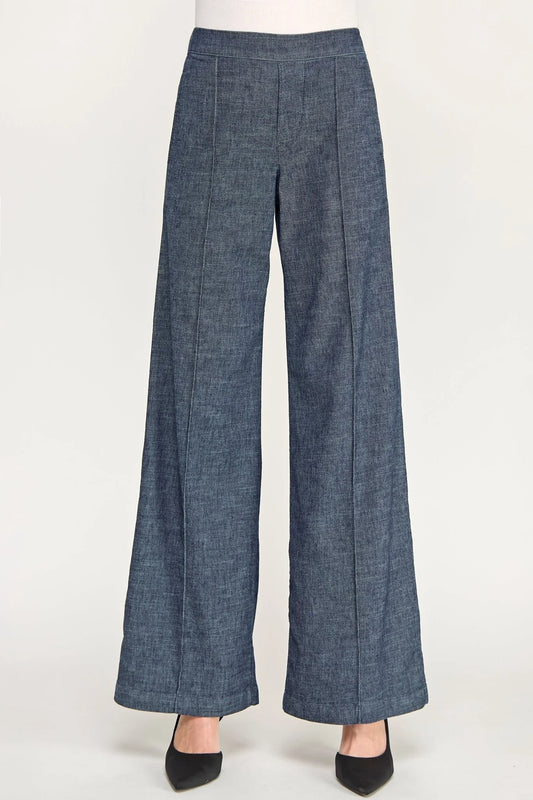 Scarlette Pull-On Trouser by Level 99 in Stargazer