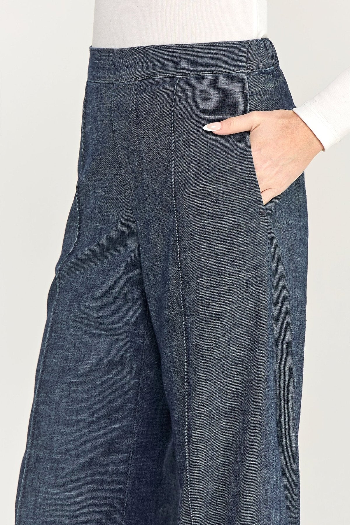 Scarlette Pull-On Trouser by Level 99 in Stargazer