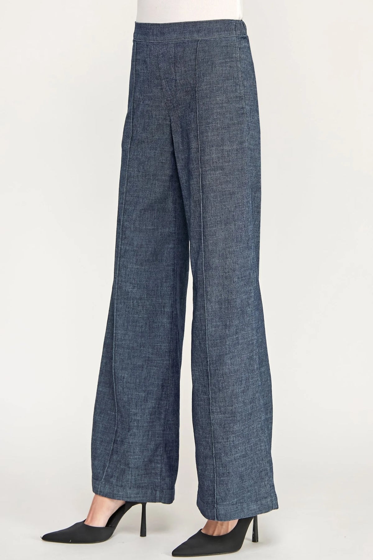Scarlette Pull-On Trouser by Level 99 in Stargazer