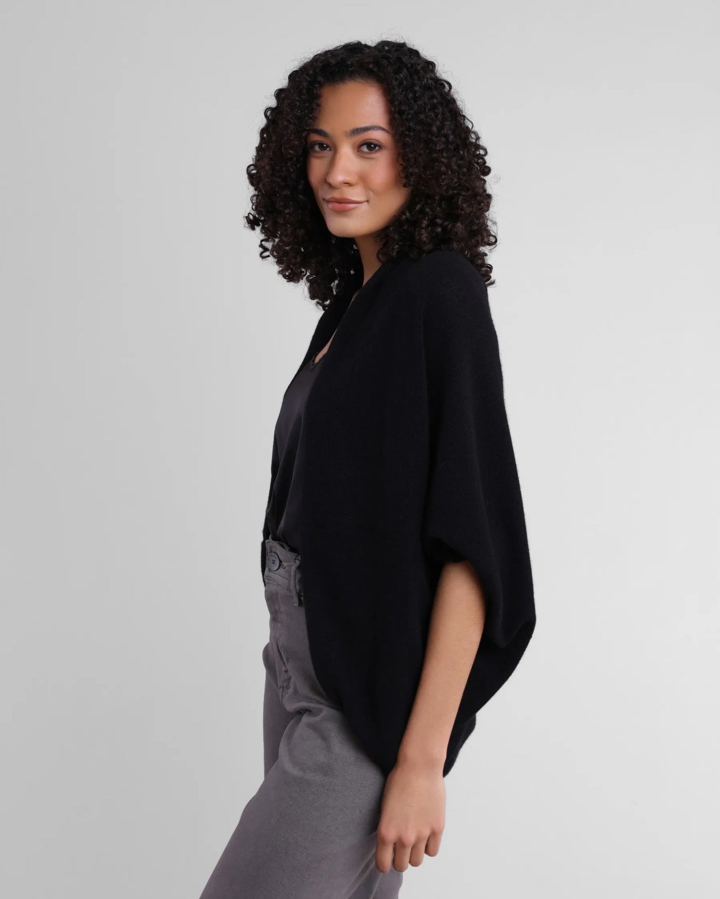 Envelope Wrap by Alashan Cashmere in Black