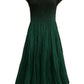 Lizzy Smock Ombre High Low Dress by Wild Cosmos in Jade Green Mix