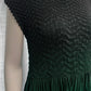Lizzy Smock Ombre High Low Dress by Wild Cosmos in Jade Green Mix