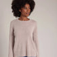 Easy Crew Neck Sweater by Alashan in Coconut