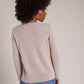 Easy Crew Neck Sweater by Alashan in Coconut