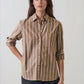 Long Sleeve Pocket Shirt by Patrick Assaraf in Cathay Spice