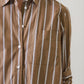 Long Sleeve Pocket Shirt by Patrick Assaraf in Cathay Spice