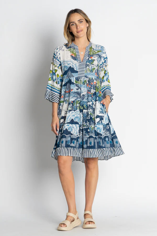 Dita Dress by Lula Life in Ocean
