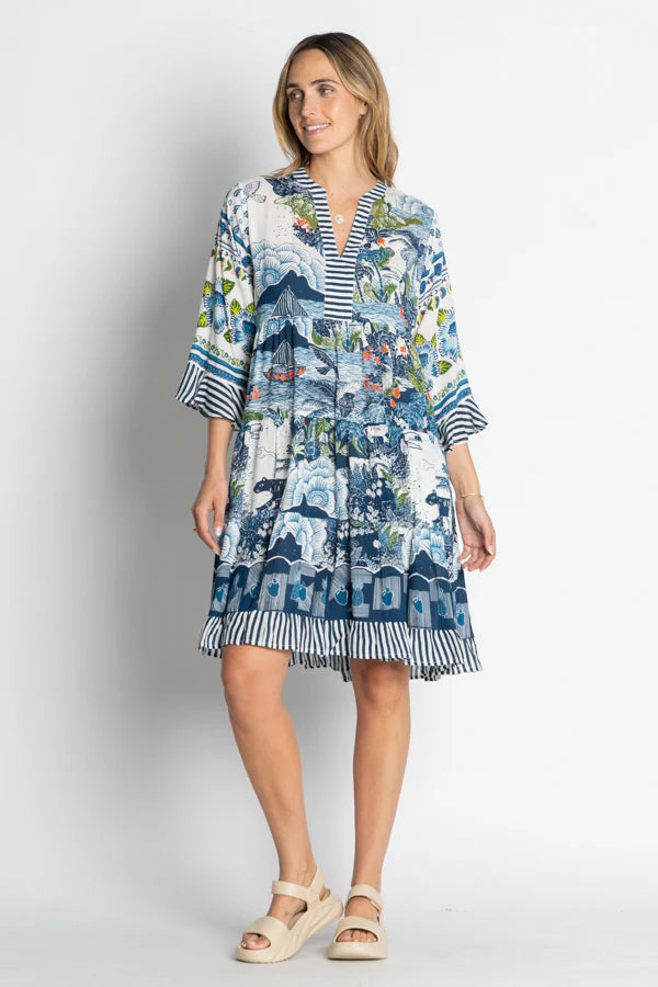 Dita Dress by Lula Life in Ocean