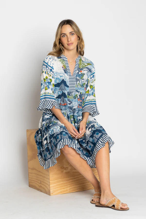 Dita Dress by Lula Life in Ocean