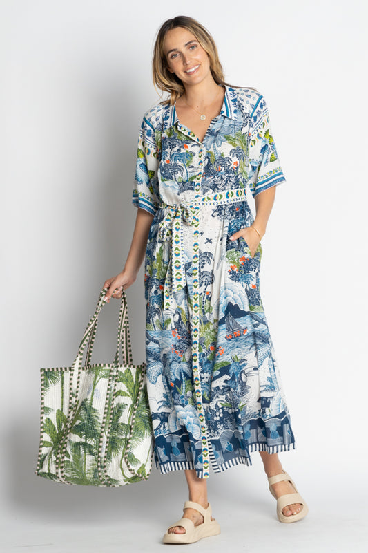Dita Dress by Lula Life in Ocean