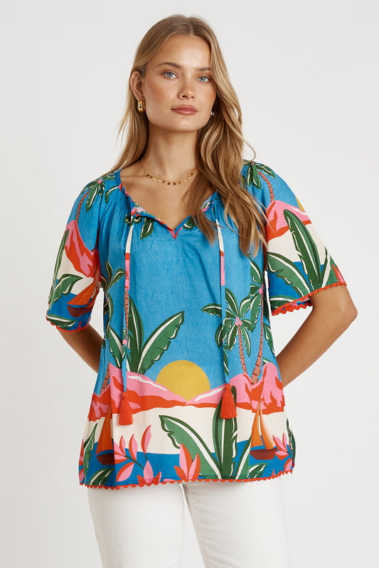 Pacifica Top by Lula Life in Print