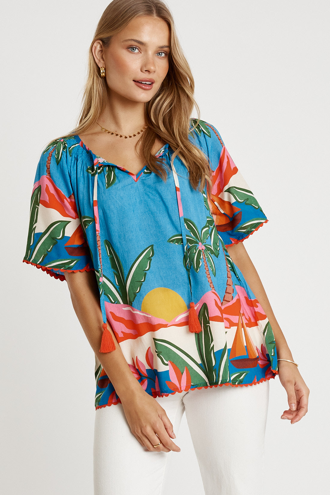 Pacifica Top by Lula Life in Print