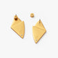 Mila Triangle Drop Earring by Brackish